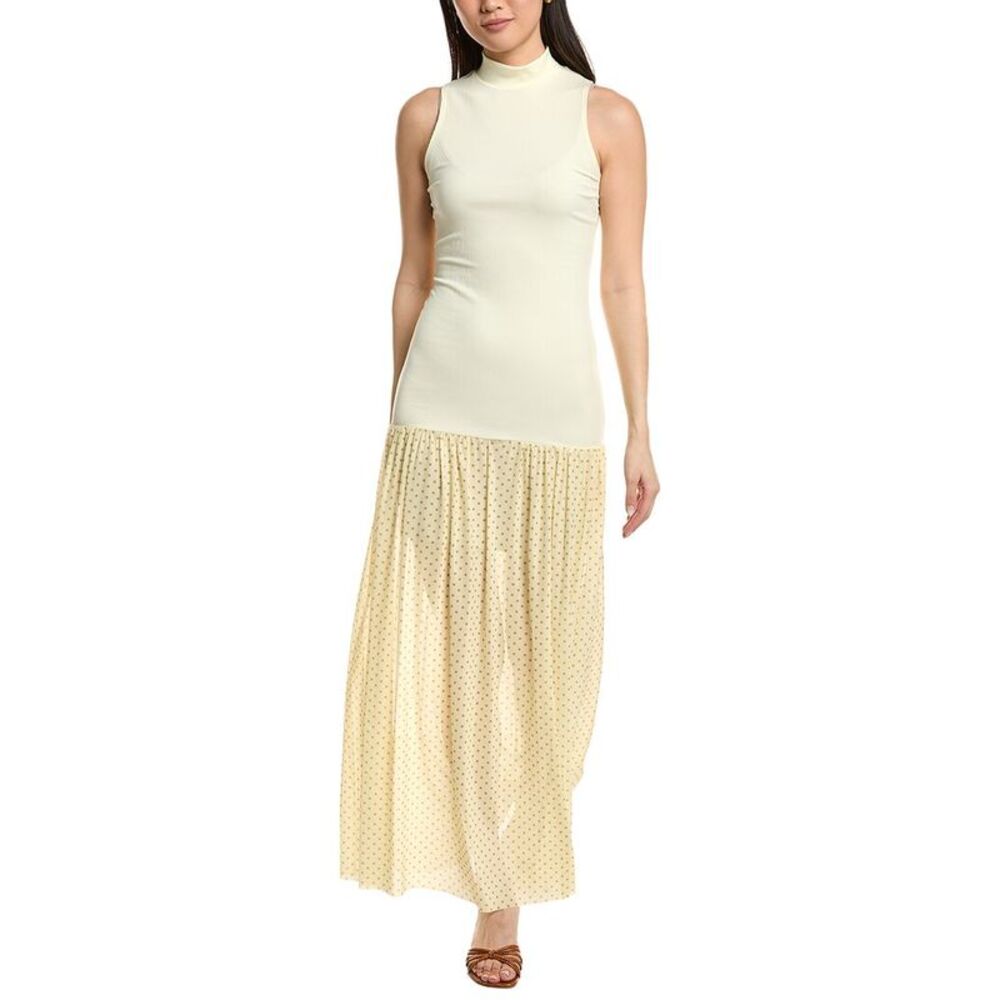 Moonsea Womens  Sleeveless Maxi Dress, Yellow